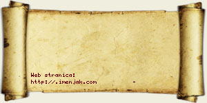 Alimpije Čabrić vizit kartica